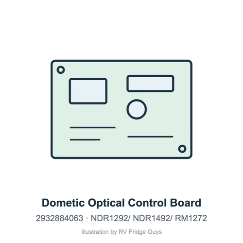 Dometic Optical Control Board 2932884063 illustration