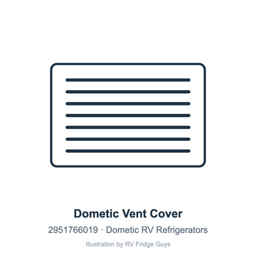Dometic Vent Cover 2951766019 illustration