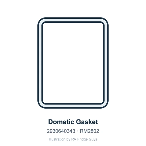 Dometic Gasket 2930640343 illustration