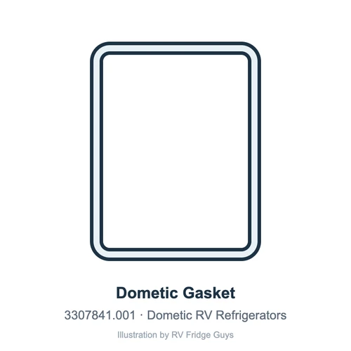 Dometic Gasket 3307841.001 illustration