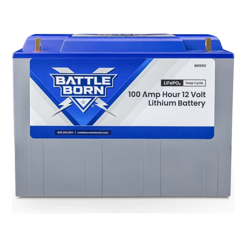Battle Born 100Ah 12V LiFePO4 Deep Cycle Battery Group 27/31 BB10012