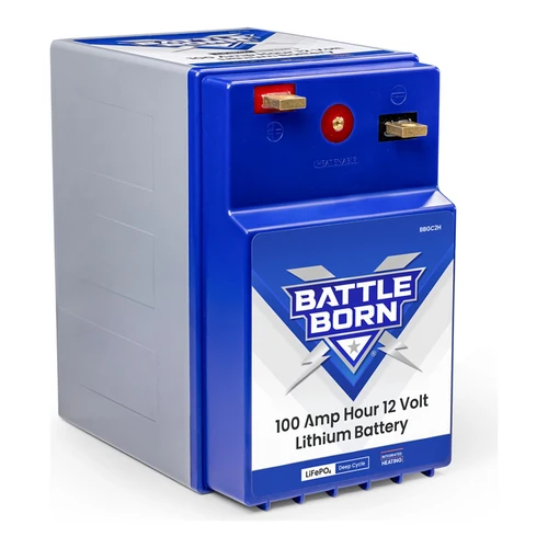 Battle Born Heated 100Ah 12V LiFePO4 Deep Cycle Battery GC2 BBGC2H view 2