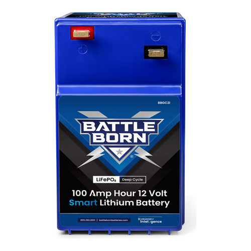 Battle Born Smart 100Ah 12V LiFePO4 Deep Cycle Battery GC2 BBGC2I