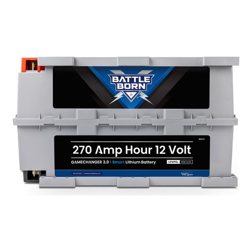 Battle Born Smart 270Ah 12V LiFePO4 Deep Cycle Battery GC3 BBGC3I
