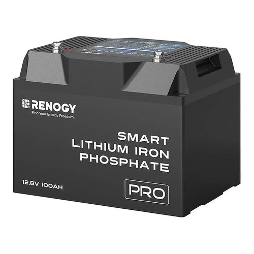 Renogy Pro 100Ah 12V LiFePO4 Deep Cycle Battery with Bluetooth RBT12100LFP-BT-G1-US