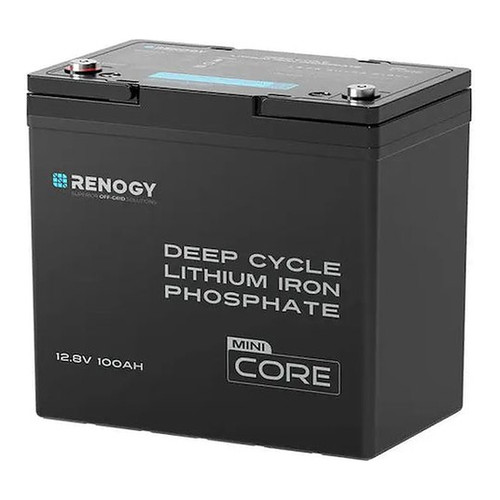 Renogy Core Mini 100Ah 12V LiFePO4 Deep Cycle Battery RBT12100LFP-M-G1-US