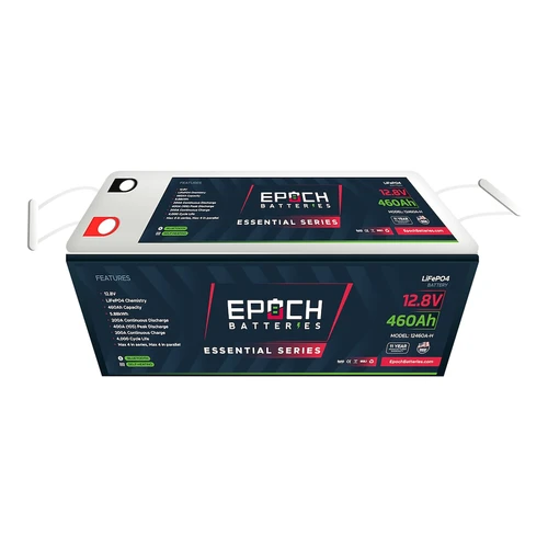 Epoch Essential 460Ah 12V LiFePO4 Battery with Bluetooth & Self-Heating 12460A-H view 2