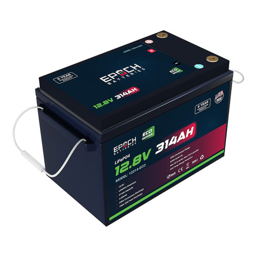 Epoch Eco 314Ah 12V LiFePO4 Battery 12314-ECO