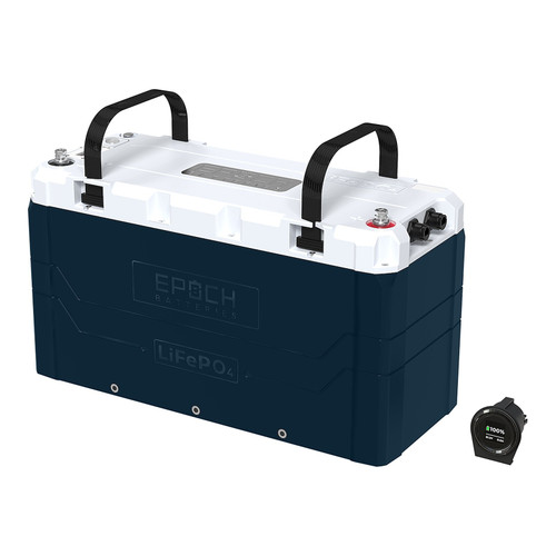 Epoch V2 Elite 460Ah 12V LiFePO4 Battery with Bluetooth & Self-Heating C12460A