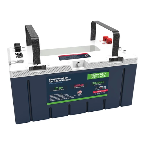 Epoch Pro Dual Purpose 300Ah 12V LiFePO4 Battery with Bluetooth & Self-Heating DP12300H view 2