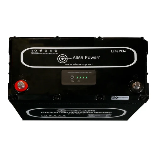 AIMS Power 104Ah 12V LiFePO4 Battery with Bluetooth & Heater LFP12V104A view 2
