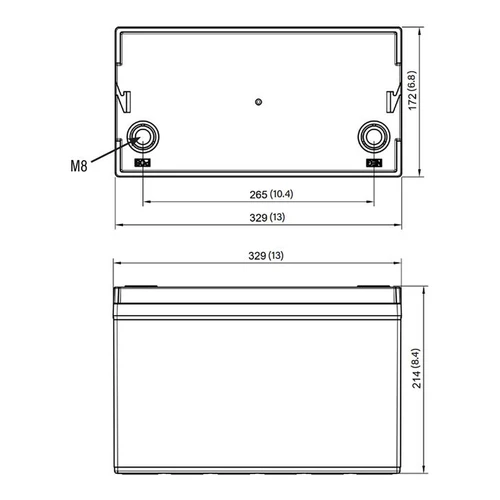 RELiON Legacy Series 100Ah 12V Lithium Deep Cycle Battery RB100 view 2
