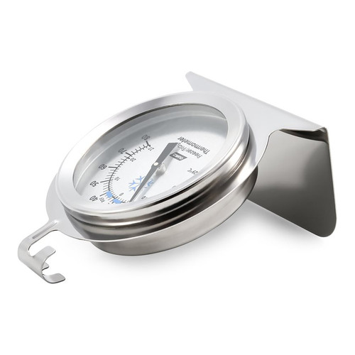 Camco RV Refrigerator Thermometer, Stainless Steel 42114