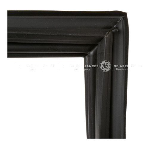 GE Refrigerator Freezer Drawer Gasket, Black WR14X40076 (fits GWE19JY, GYE18JY)