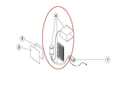 Norcold Cooling Unit 617844 (fits the DE461 models)