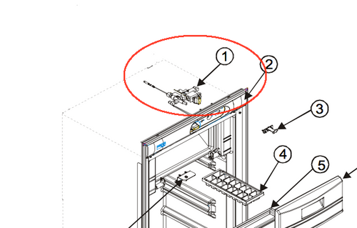 Norcold Gas Control Assembly 620195 (fits the N500 models)