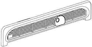 Norcold Top Ventilation Grill 621634 (fits the DE0041/ DE0061)