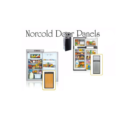 Norcold Upper Door Panel 636216 (fits NXA641/ NXA841) black acrylic