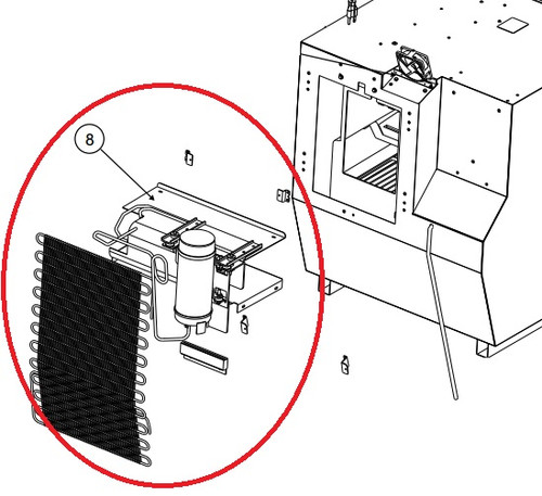 Norcold Cooling Unit 161013400 (fits the DE0041) without fan