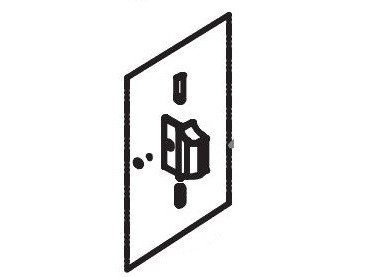 Norcold Door Handle 636261 (fits the DE0788)