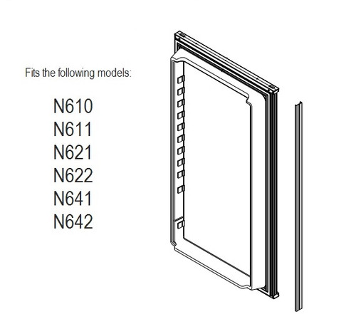Norcold Lower Door 623955/ 638835 (fits the N611, N621, N641
