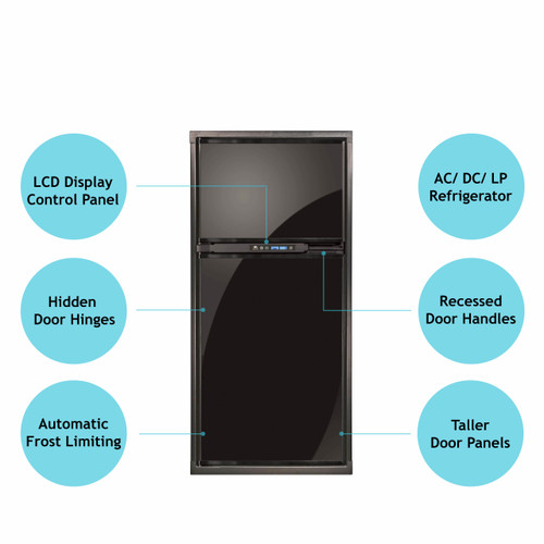 Norcold NA8LXR Refrigerator (2 door model without ice maker) 8 cubic ft