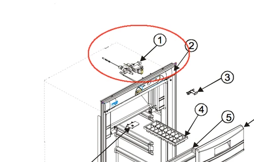 Norcold Gas Control Assembly 620195 (fits the N500 models)