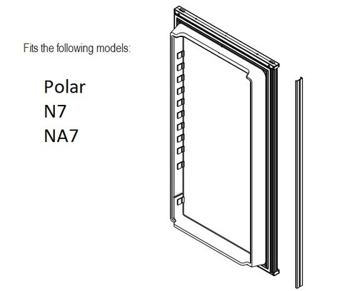 Norcold Lower Door 638532 panel door (fits the N7/ NA7)