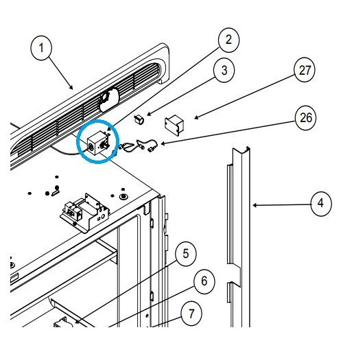 Norcold Thermostat 639866/ 639857 (fits the DE0041/ DE0061)