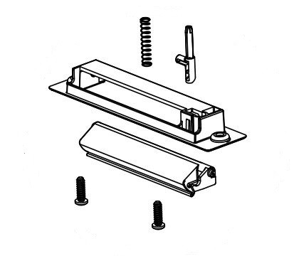 Norcold Door Handle 639506 (fits the N7/ N8/ N10 series) UR/ LL
