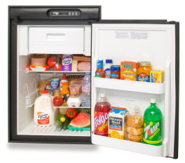 Norcold N412UR Refrigerator (4.5 cubic ft) gas absorption 2-way - BLACK