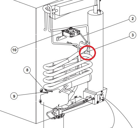 Norcold DC Heater 638216 (fits the N3150)