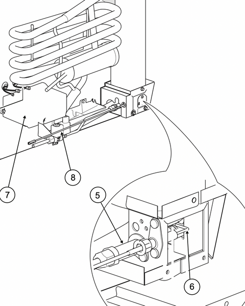Norcold Spark Sense Electrode 690840 (fits the N4150)