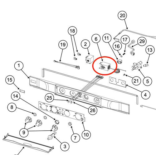 Norcold Thermostat Control 638609 (fits the N180/ N180.3)