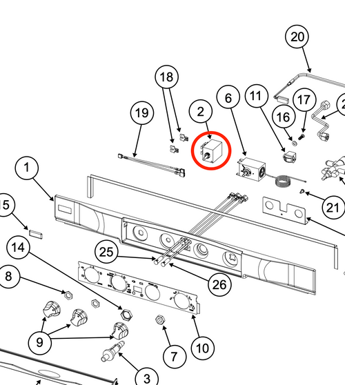 Norcold Selector Switch 638575 (fits the N180/ N180.3)