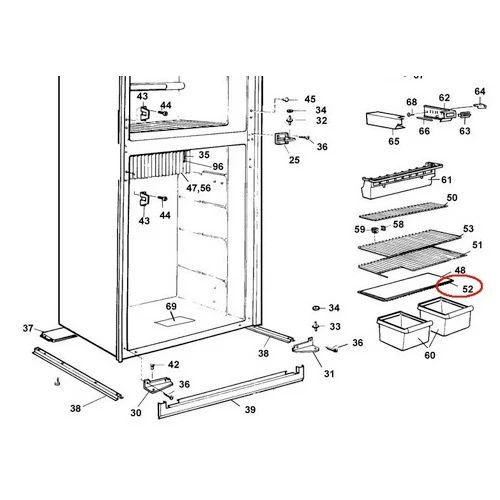 Dometic Fridge Freezer Shelf 2002652416