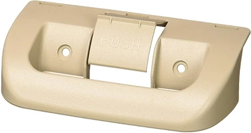 Dometic beige molded refrigerator door handle 3851174015 with PUSH latch