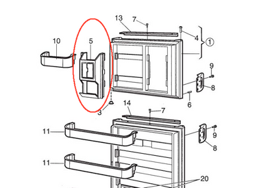 Dometic Juice Rack 2932578038 (transparent)