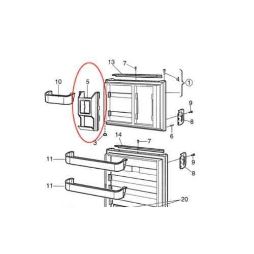 Dometic Juice Rack 2932578038 (transparent)