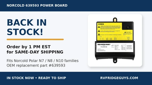Norcold 639593 Power Board Is Back in Stock – Same-Day Shipping Available