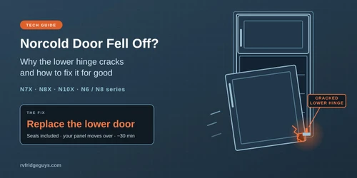 My Norcold Refrigerator Door Fell Off!!! (Norcold N7X/ N8X/ N10X)