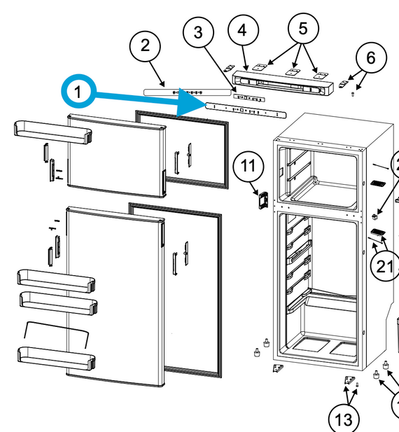 Norcold Optical Display Board 640087