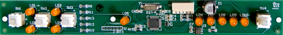 Dometic Eyebrow Board DE Adj (replaces fixed temp Dometic boards) by Dinosaur Electronics