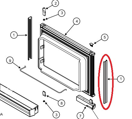 Norcold Refrigerator and Freezer Doors for the N1095! - RV Fridge Guys