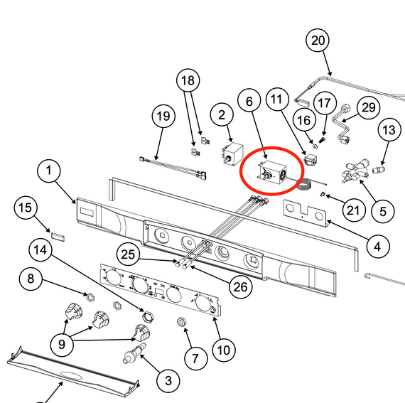 Norcold Thermostat Control 638609 (fits the N180/ N180.3) Norcold Thermostat Control 638609 (fits the N180/ N180.3)