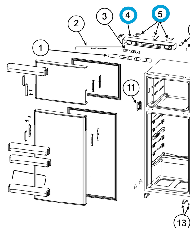 Norcold Control Board Housing 691453 (N8DC/ N10DC) w/ brackets