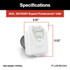 Furrion Refrigerator Power Inlet Port F52INS-PS-AM