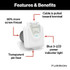 Furrion Refrigerator Power Inlet Port F52INS-PS-AM