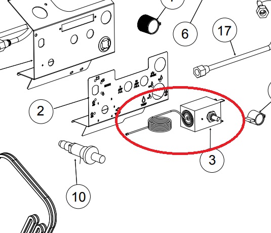 Norcold Thermostat 636495 (fits the N300, N302, N305, N306, N260