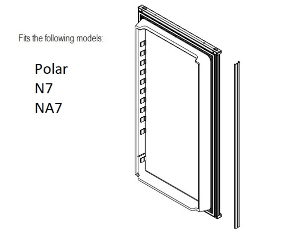 Norcold Lower Door 638532 panel door (fits the N7/ NA7) - RV